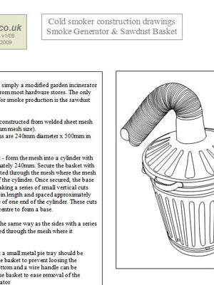 Garden Cold Smoker - Plans