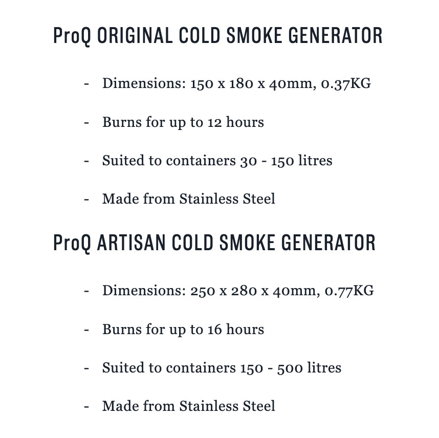 ProQ Cold Smoke Generator