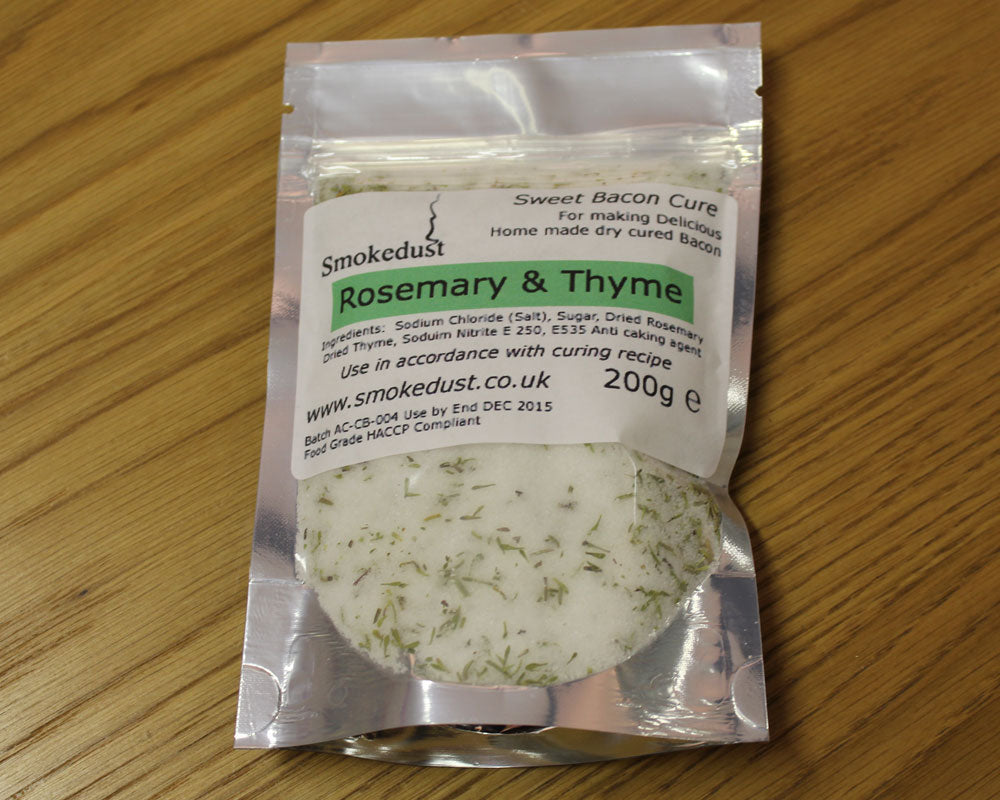 Sweet Rosemary & Thyme Bacon Cure 200g