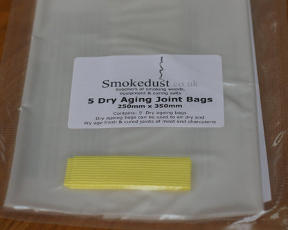 Dry Age Joint bags  -  For dry ageing meats and charcuterie - various sizes
